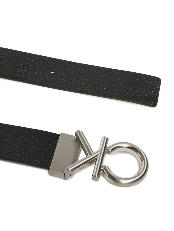Calvin Klein Calvin Klein Pasek Męski Adj Ck Metal Bombe 35Mm K50K509956 Czarny