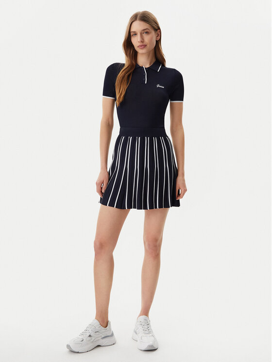 Guess Guess Polokošeľa V5GP00Z3D60 Tmavomodrá Slim Fit