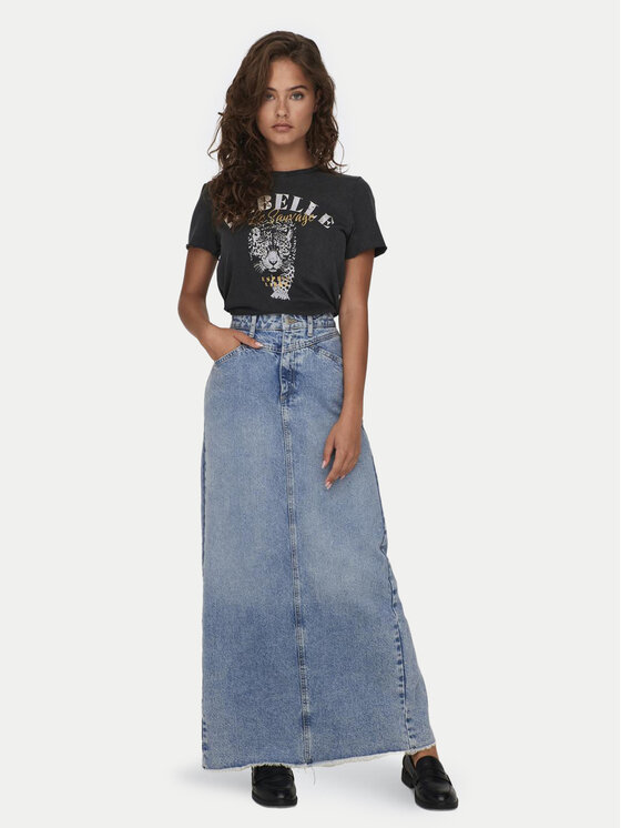 ONLY ONLY T-krekls Lucy 15215721 Pelēks Regular Fit