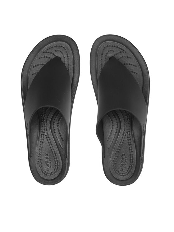 Crocs Zehentrenner Crocs Brooklyn Flip 208727 Schwarz Modivo