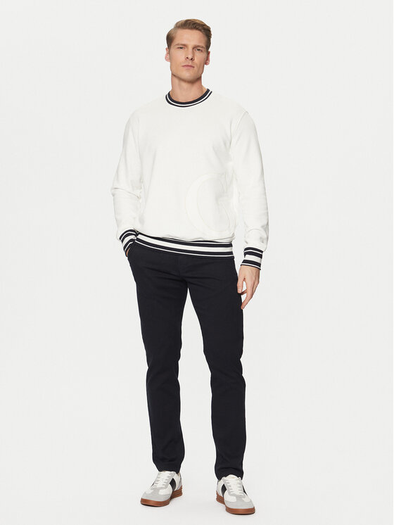 Guess Guess Pulover M5RQ12 KCLK2 Écru Regular Fit