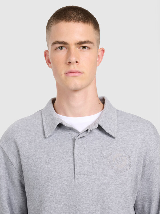 4F 4F Bluza MIDSHOP Szary jasny Regular Fit