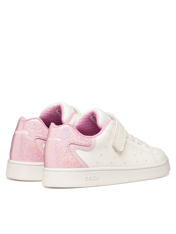 Geox Geox Sneakersy J Eclyper Girl J36LRA 054BJ C0406 S Biały