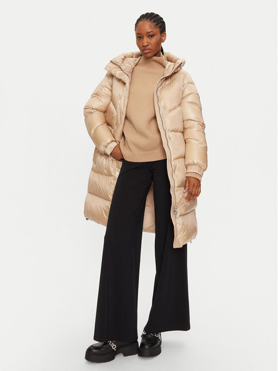 Woolrich Woolrich Μπουφάν πουπουλένιο Aliquippa Long CFWWOU0926FRUT3085 Μπεζ Regular Fit