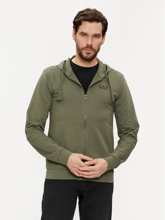 EA7 Emporio Armani Mikina 8NPM03 PJ05Z 1846 Zelená Regular Fit