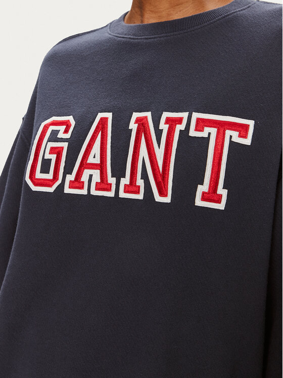 Gant Gant Sweatshirt Logo 4200840 Dunkelblau Relaxed Fit