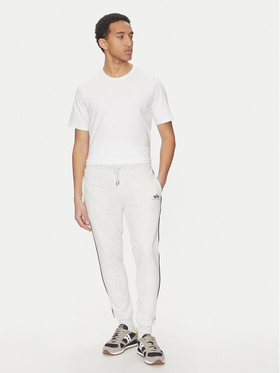 Alpha Industries Alpha Industries Παντελόνι φόρμας Small Logo 156374 Γκρι Regular Fit