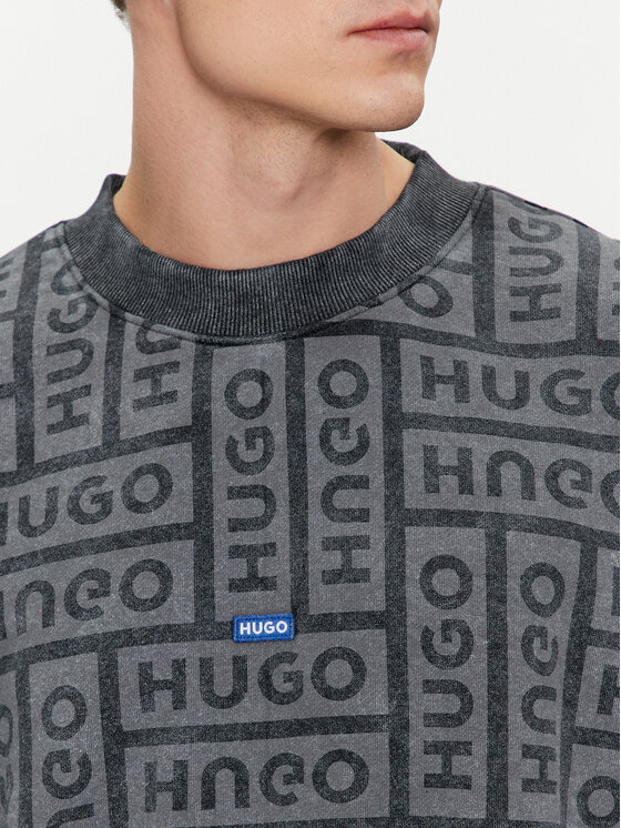 HUGO Hugo Džemperis Nenry 50510545 Pilka Relaxed Fit