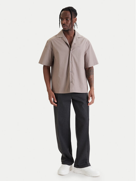 HUGO HUGO Hemd Espino 50560580 Beige Oversize