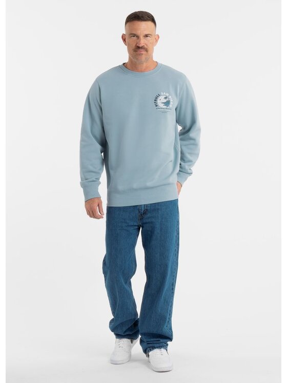 PITBULL PITBULL Bluza PLANETSURF Niebieski Regular Fit