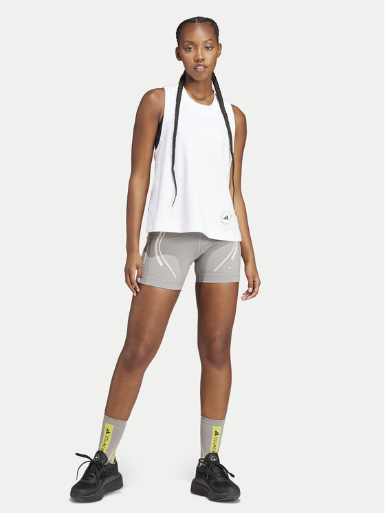 adidas by Stella McCartney adidas by Stella McCartney Top IB6858 Valge Regular Fit
