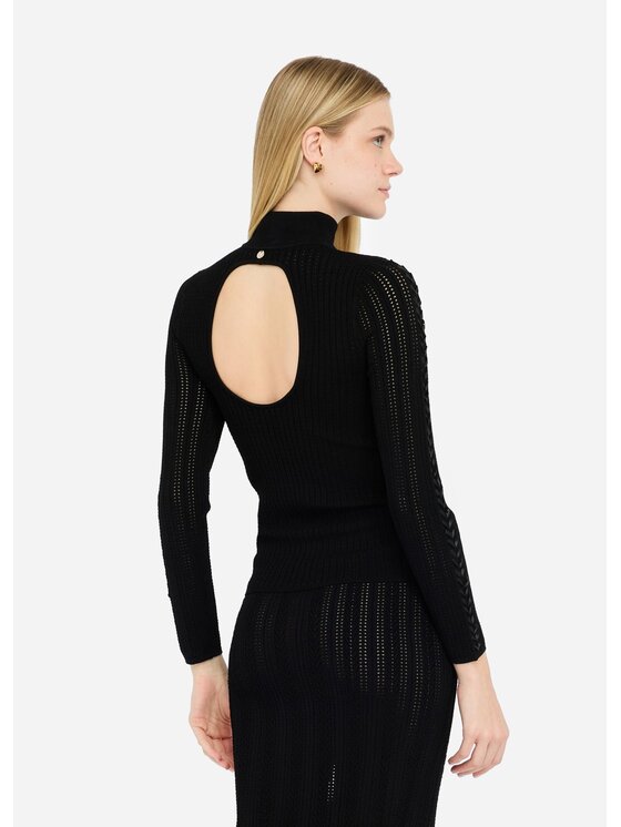 Liu Jo Liu Jo Cardigan CF5087MS46M22222 Nero Slim Fit