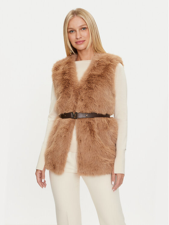 Marciano Guess Športová vesta Chloe 4YGL28 7128A Hnedá Regular Fit