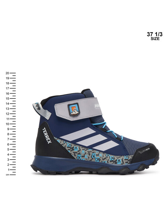 adidas adidas Trekkingschuhe Minecraft Terrex Snow Cf Climawarm Winter Shoes Kids KJ6489 Dunkelblau