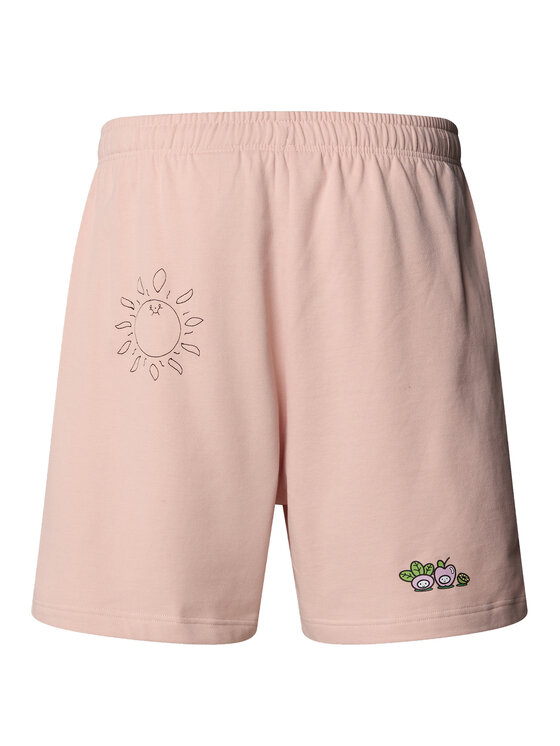 The North Face The North Face Sportshorts Unisex Mountain Cleanup NF0A8C2X Rosa Relaxed Fit