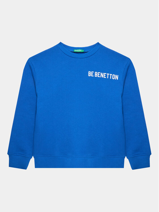 United Colors Of Benetton Felpa 3J68C10D4 Blu Regular Fit Modivo