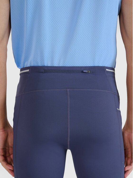 4F 4F Legginsy RUNNING Szary ciemny Slim Fit