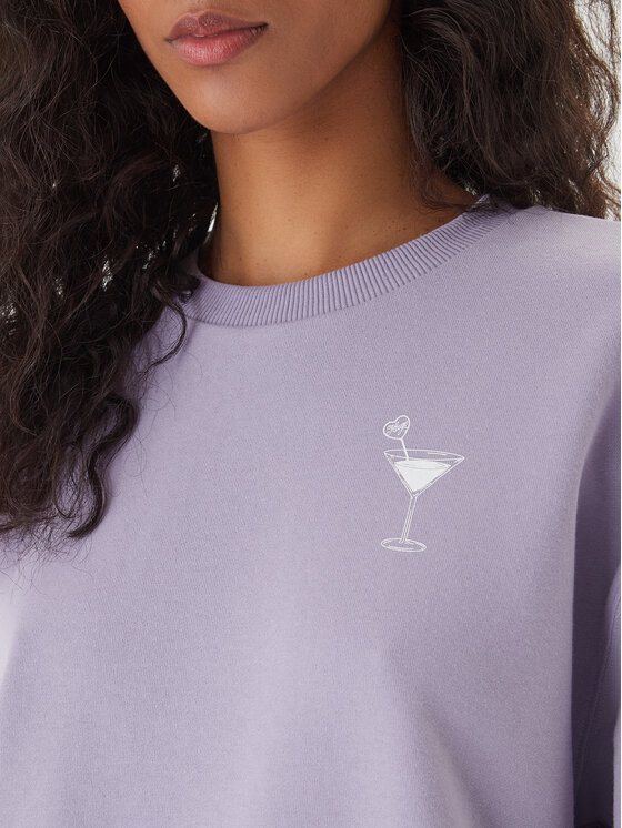 HUGO HUGO Sweatshirt Classic 50560782 Violett Relaxed Fit