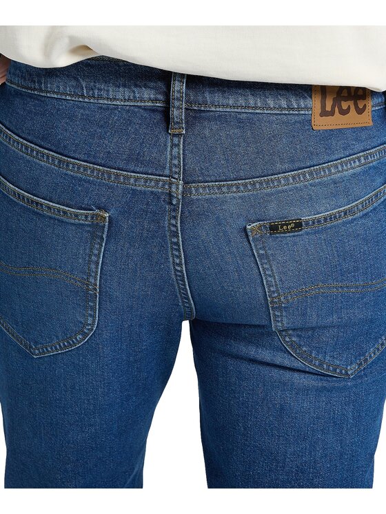 Lee Lee Jeansy 112376408 Niebieski Regular Fit