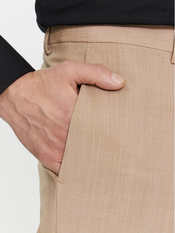 HUGO Hugo Garnitur Hesten 50509390 Beżowy Extra Slim Fit