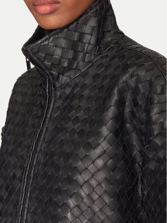 2NDDAY 2NDDAY Lederjacke Enriqueta 2252512608 Schwarz Oversize