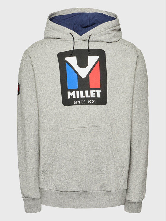 millet sweatshirt heritage sweat hoodie m miv9856 gris regular fit