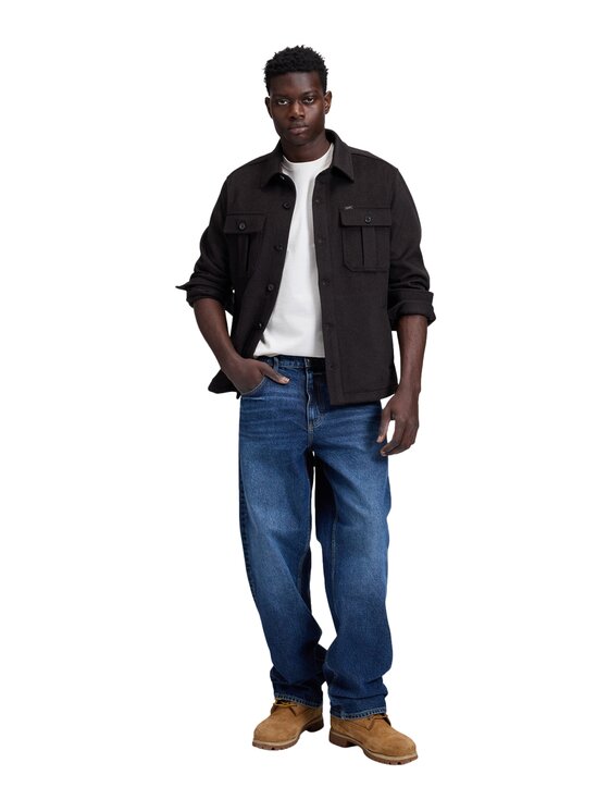 Lee Lee Jeansy 112387698 Niebieski Loose Fit