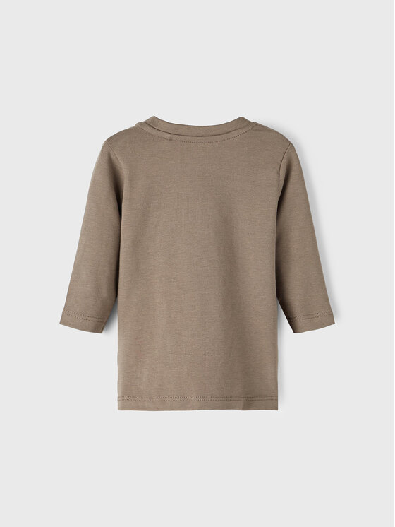 NAME IT NAME IT Μπλουζάκι 13206871 Καφέ Regular Fit