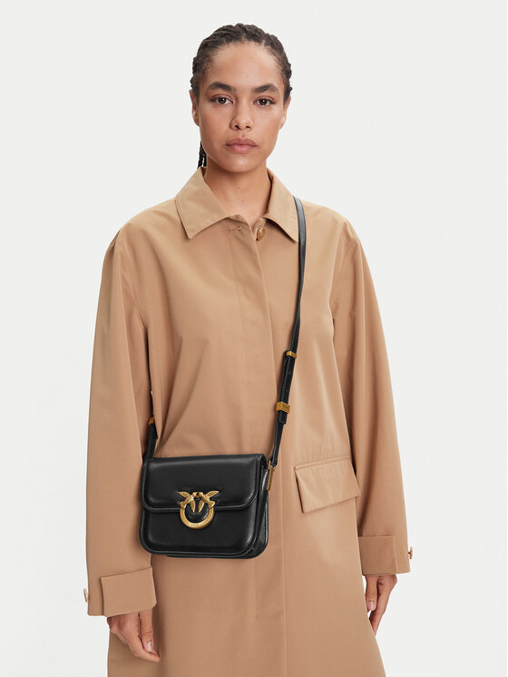 PINKO PINKO Torebka Love Box Bag Fl Mini PE 25 PLTT 104297 A26J Czarny