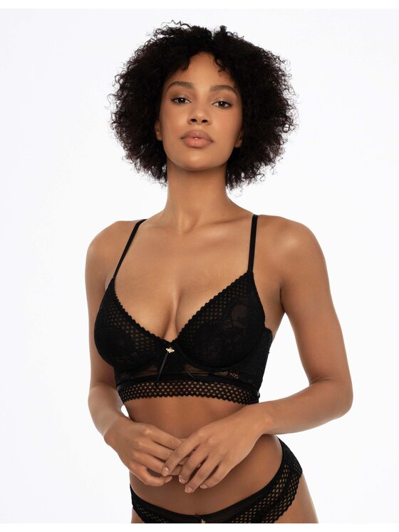 Esotiq Esotiq Podprsenka Bralette 41444-99X Černá