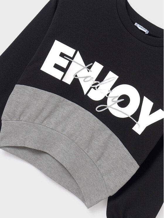 Mayoral Mayoral Felpa 7.406 Nero Regular Fit