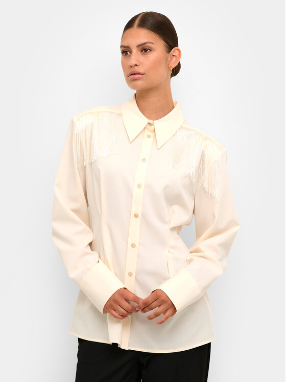 Karen by Simonsen Karen by Simonsen Cămașă Mae 10104796 Bej Regular Fit