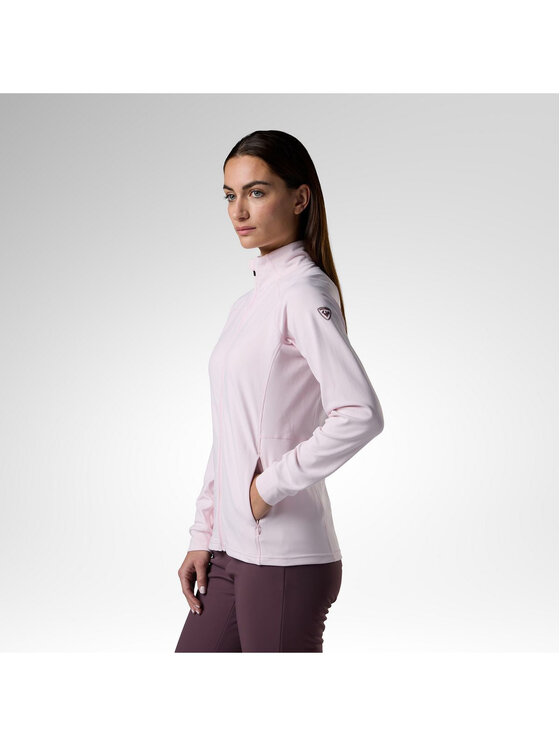 Rossignol Rossignol Bluza techniczna W Mid Layer Stretch Jkt Różowy jasny Slim Fit