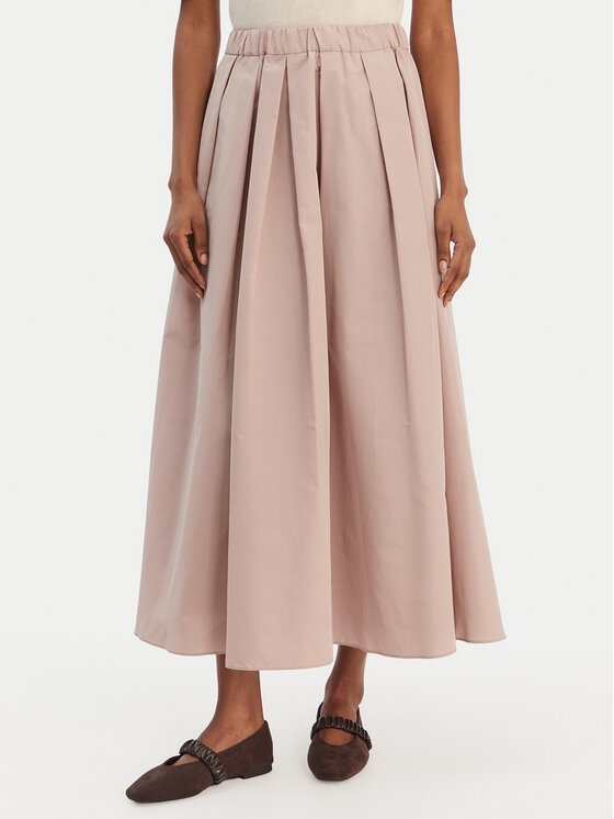 Weekend Max Mara Weekend Max Mara Fustă trapez Curvato 2615101051 Roz Regular Fit