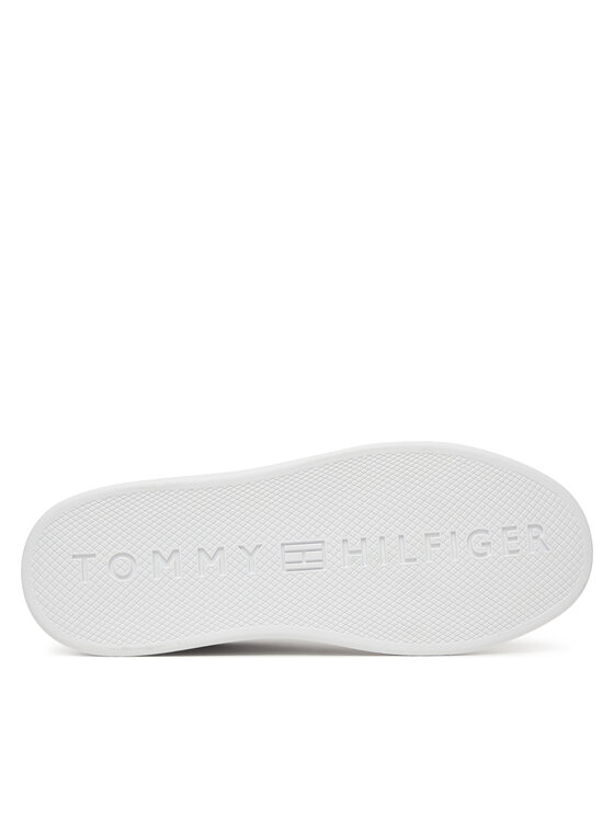 Tommy Hilfiger Tommy Hilfiger Sneakersy Th Icon Court Script FW0FW09363 Biela