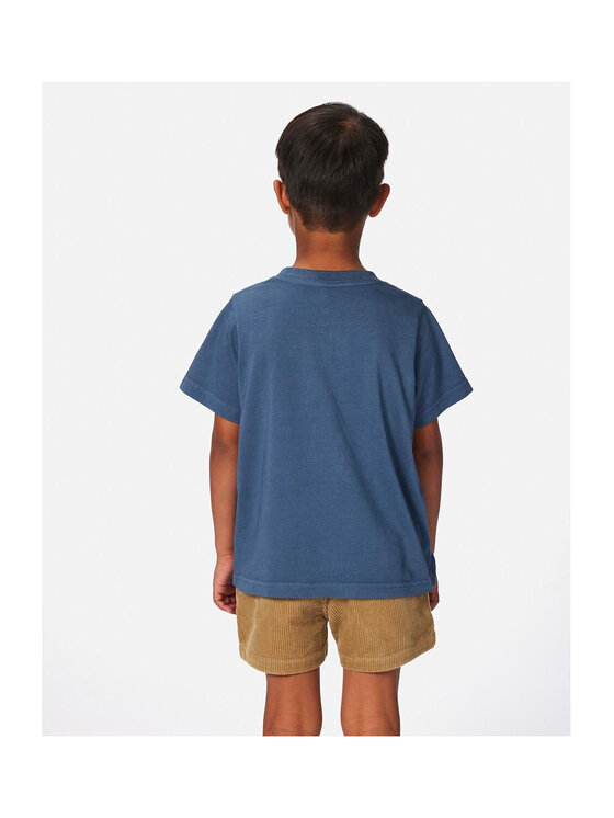 Rip Curl Rip Curl T-Shirt Grom Energy Lizard Tee - Boy Granatowy Standard Fit