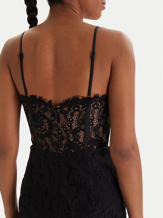 Bardot Bardot Вечірня сукня Blaine 60180DB Чорний Slim Fit