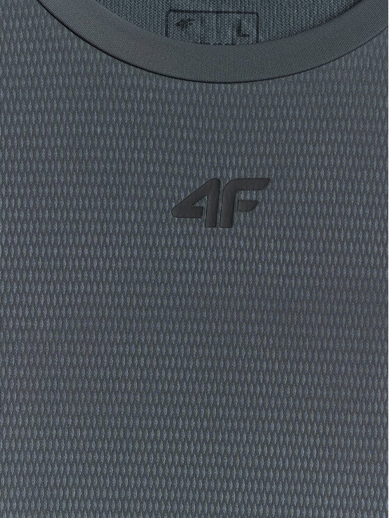 4F 4F Koszulka techniczna VICTORY PACK Szary ciemny Regular Fit