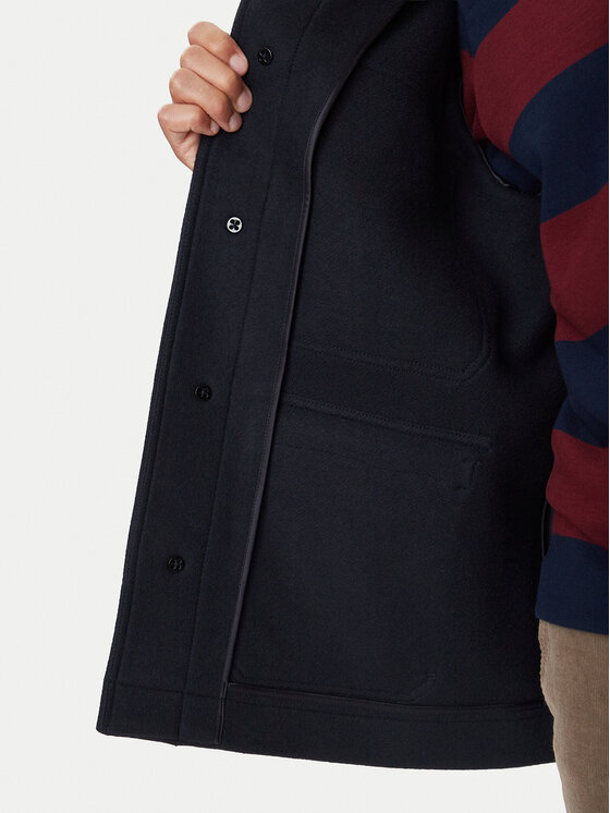 Tommy Hilfiger Tommy Hilfiger Kurtka koszulowa MW0MW44798 Granatowy Regular Fit