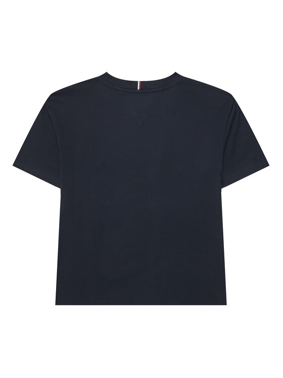 Tommy Hilfiger Tommy Hilfiger T-shirt KB0KB10340 Tamnoplava Regular Fit