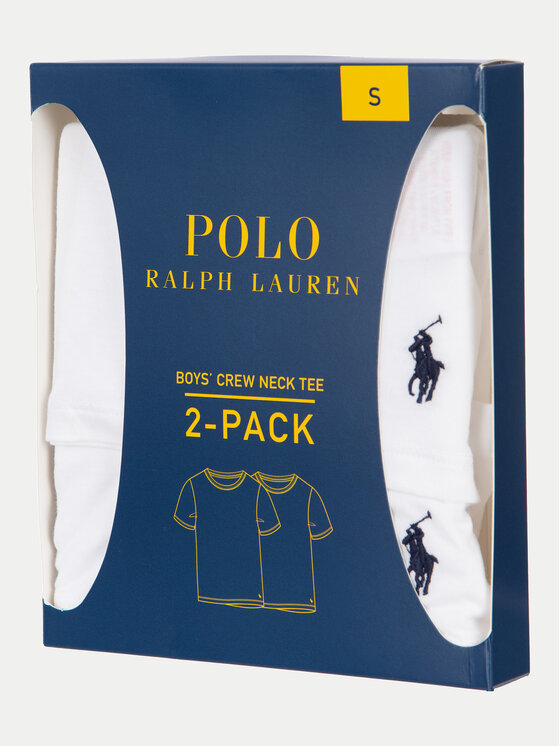 Polo Ralph Lauren Polo Ralph Lauren Súprava tričiek 9P5006 Biela Regular Fit