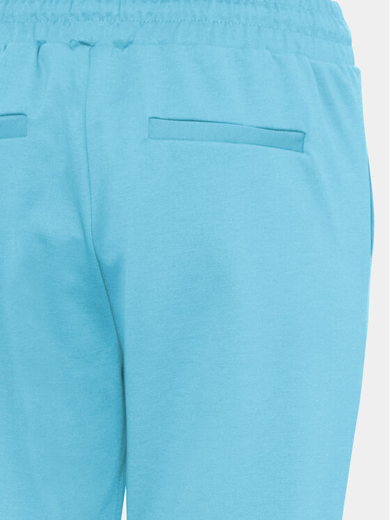 ICHI ICHI Hlače iz tkanine 20104757 Modra Slim Fit