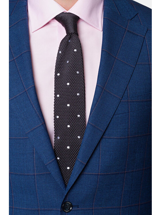 Lancerto Lancerto Garnitur Oslo Granatowy Regular Fit