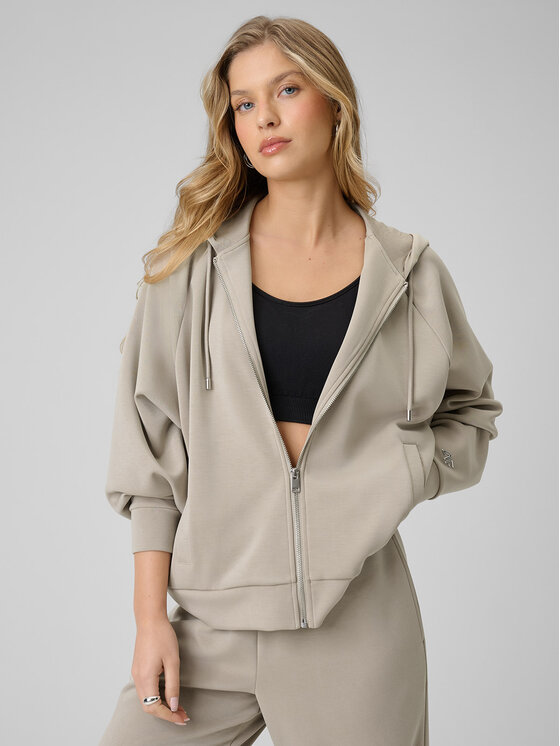 4F 4F Bluza EVERYWEAR Brązowy jasny Regular Fit