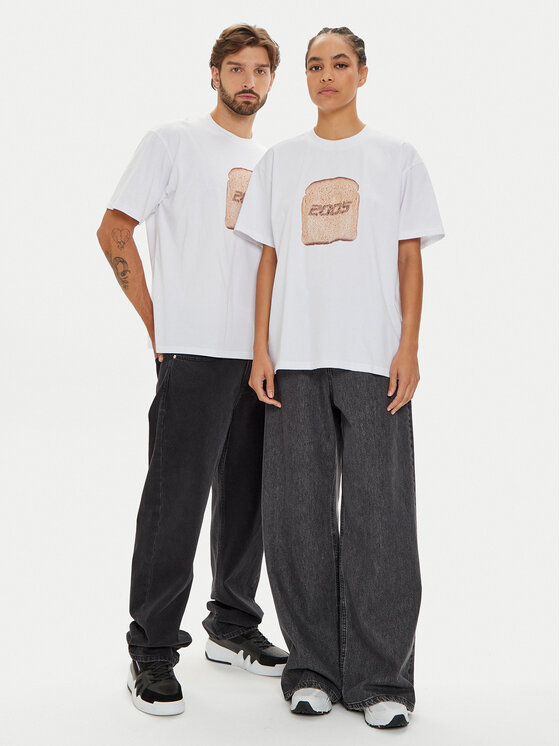2005 2005 T-krekls Unisex Kromka Balts Regular Fit