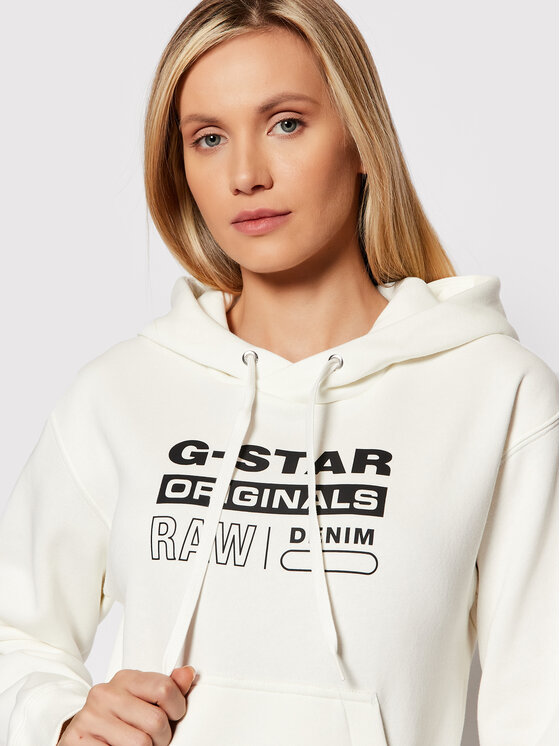 G star hotsell white hoodie