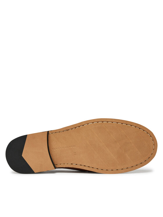 Tommy Hilfiger Tommy Hilfiger Мокасини Soft Leather Horsebit Loafer FW0FW08414 Оранжевий