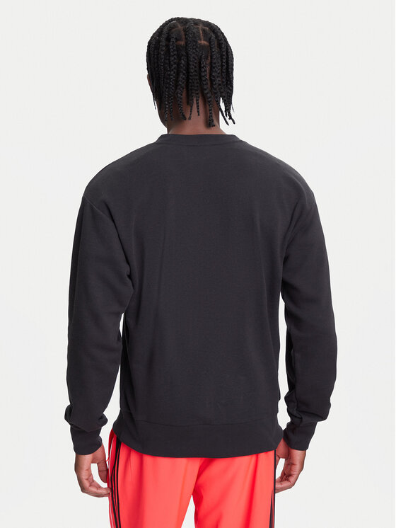 adidas adidas Mikina Essentials Big Logo JE8949 Černá Regular Fit