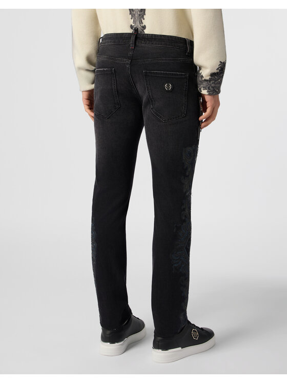 PHILIPP PLEIN PHILIPP PLEIN Jeans 31227 Nero Skinny Fit