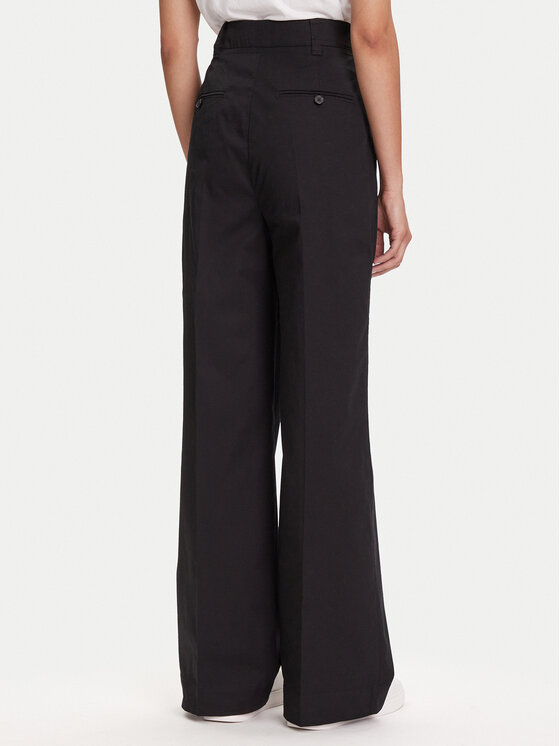 Marc O'Polo Marc O'Polo Текстилни панталони 506 0341 10105 Черен Loose Fit
